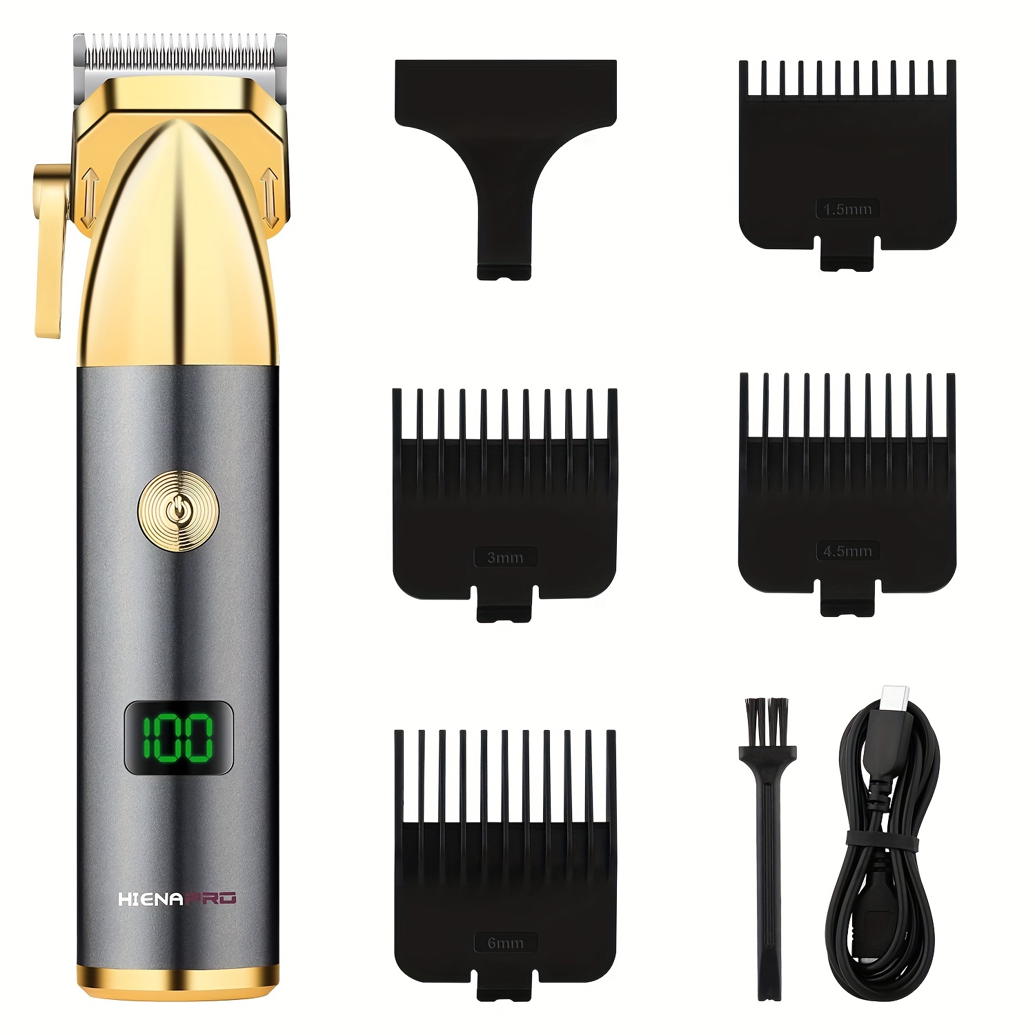 Professional Hair Clippers Cordless Barber Shaving Machine - Temu