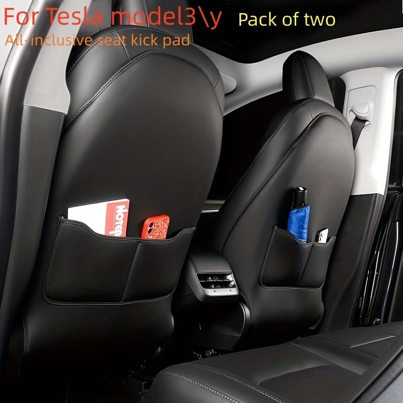 Protecteurs de housse de siège imperméables pour Tesla Model 3
