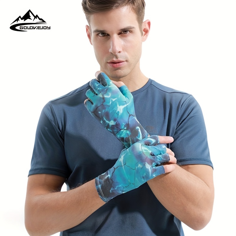 Breathable Non slip Sunscreen Gloves Men Perfect Summer - Temu Canada