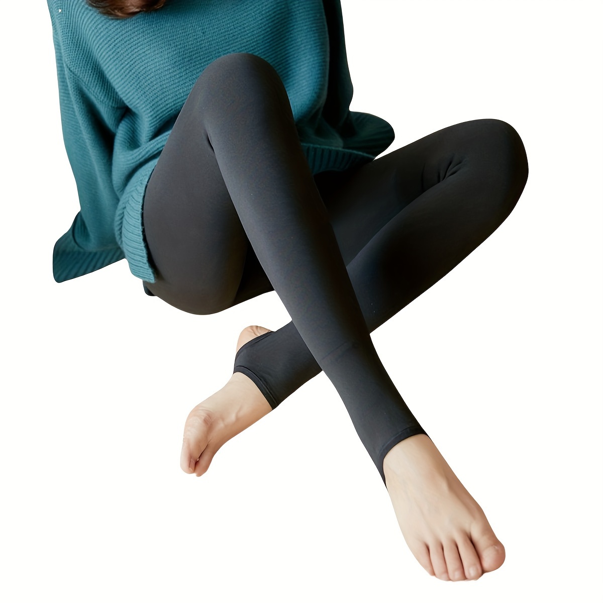 Sheer Color Leggings Solid Color Pantyhose Women's High - Temu