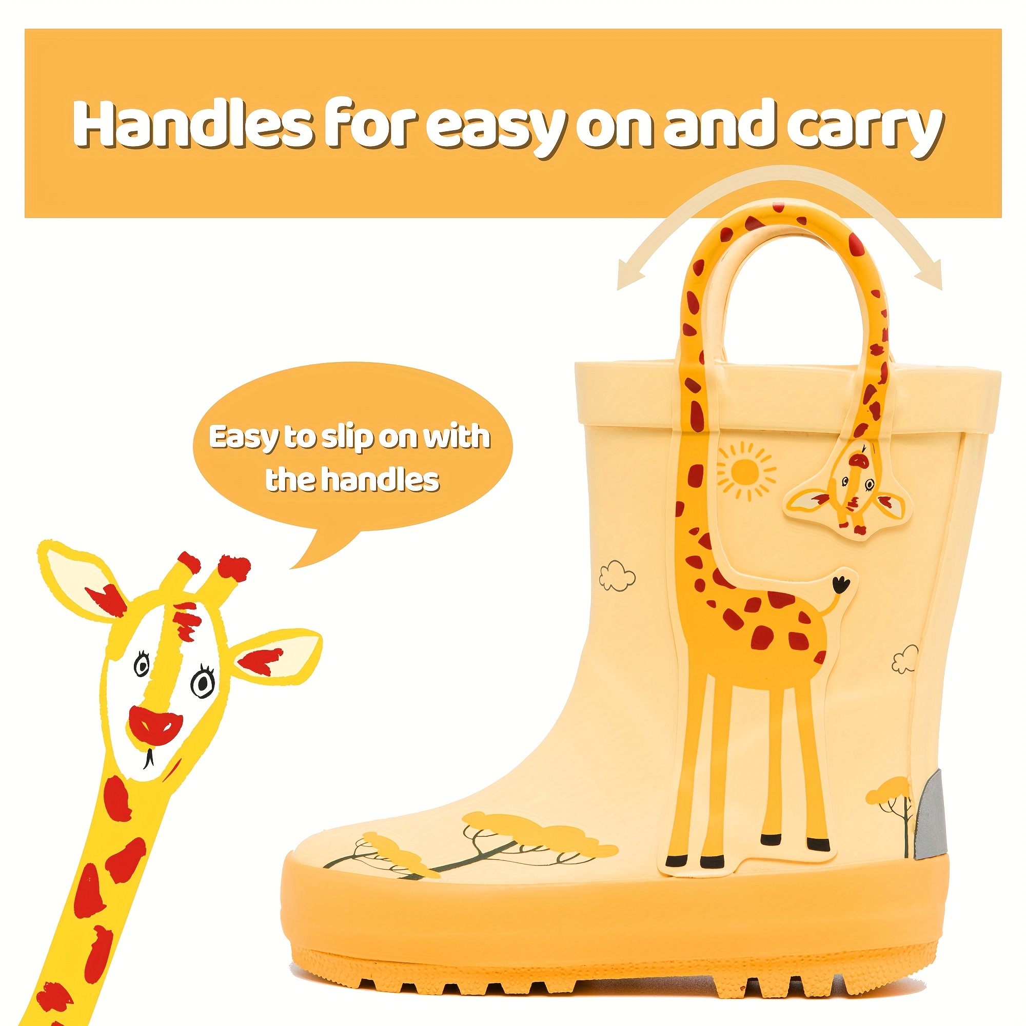 Giraffe hot sale rain boots