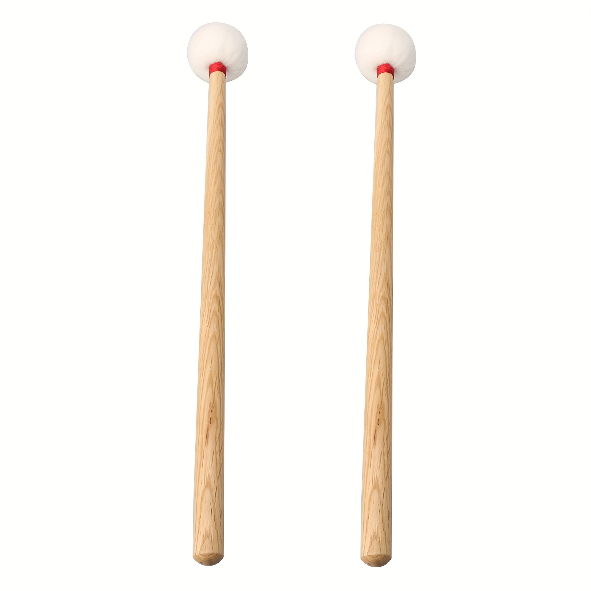 FLEET Bass Drum Mallet Drumstick Soft Wood Core Head