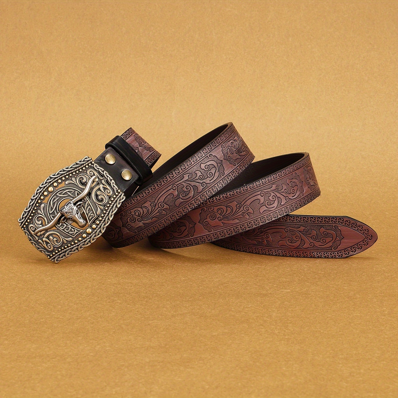 Retro Western Cowboy Women's PU Belt