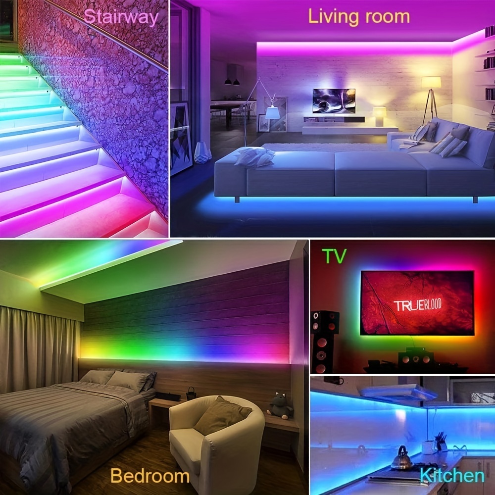 RGB 2835 LED Strip Light with 44 Key Controller