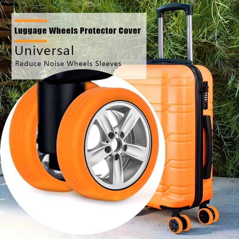 Suitcase Wheels Cover/suitcase Wheel Covers Carry Luggage - Temu