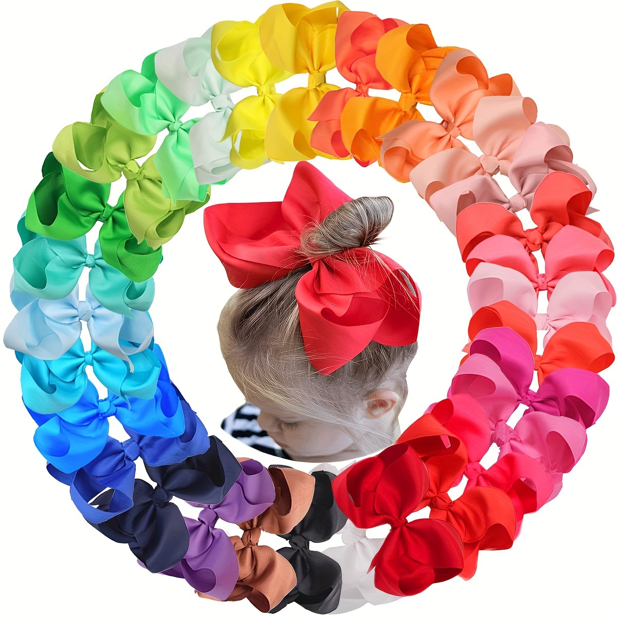 10 Uds. Horquillas Pelo Lazo Bonito Niñas, Accesorios Cabello - Moda  Infantil - Temu Mexico