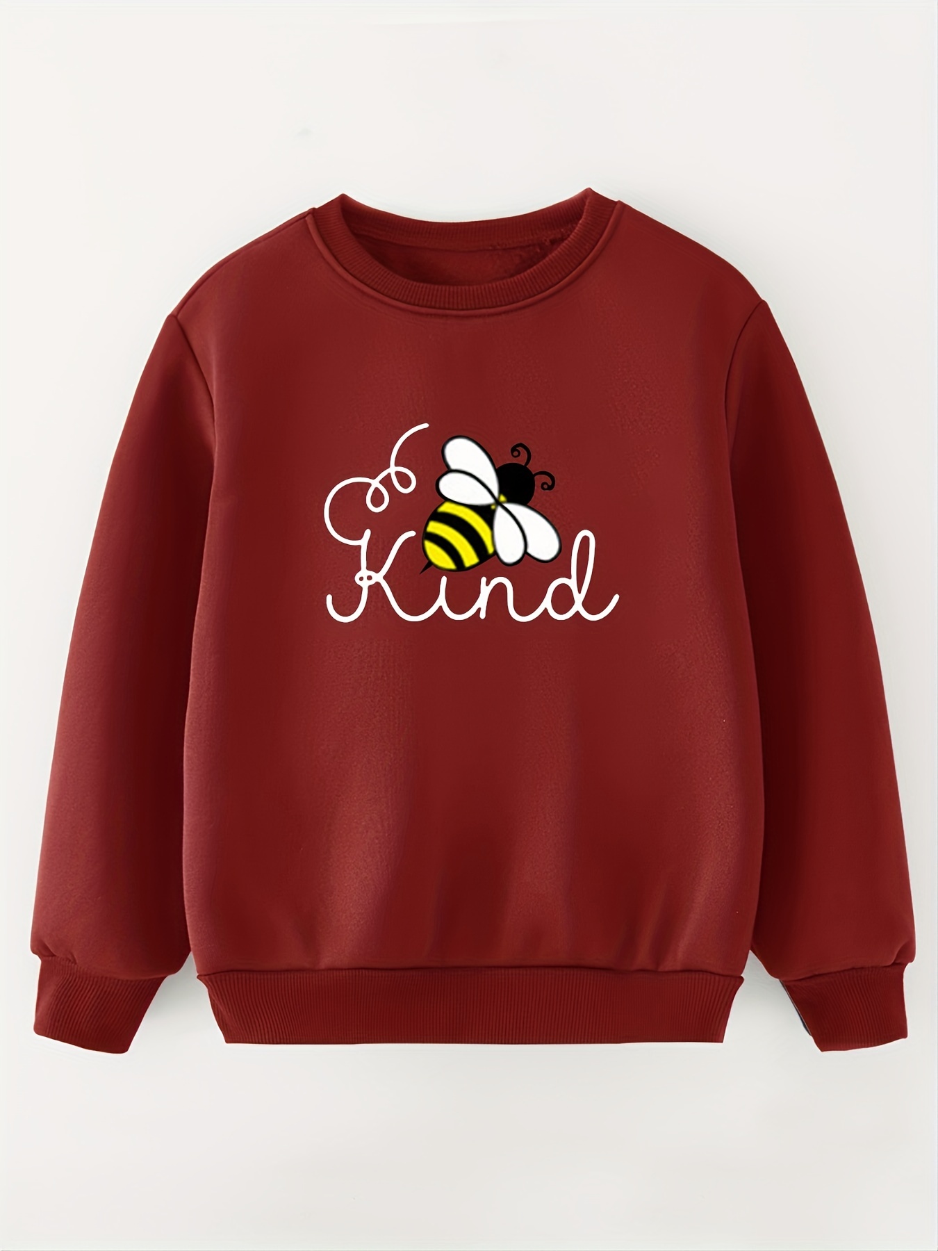 Sudadera Deportiva Cuello Redondo Manga Larga Gráfico Abeja - Temu