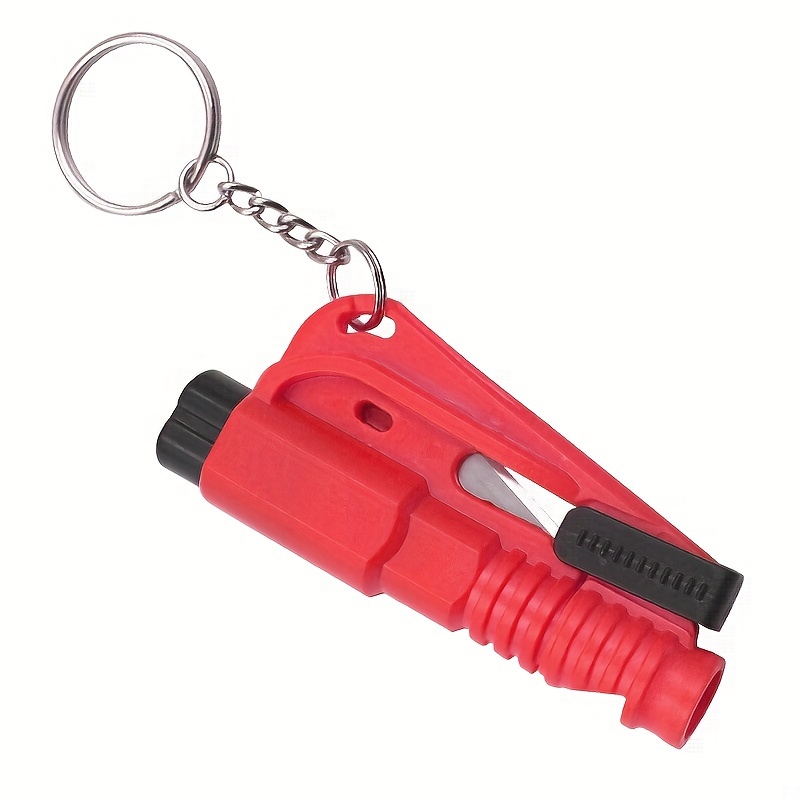 MicAuto Glasbrecher, leistungsstarkes Auto Escape Tool Life  Schlüsselanhänger für Fenster Glasbrecher und Sicherheitsgurtschneider, 2  Stück Schwarz MIC-CS-B06 : : Auto & Motorrad