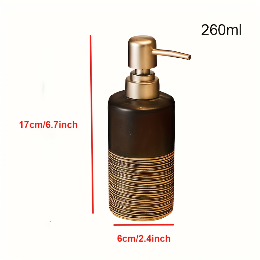 Dispensador De Jabón De Cerámica De 1 Pieza Botella - Temu
