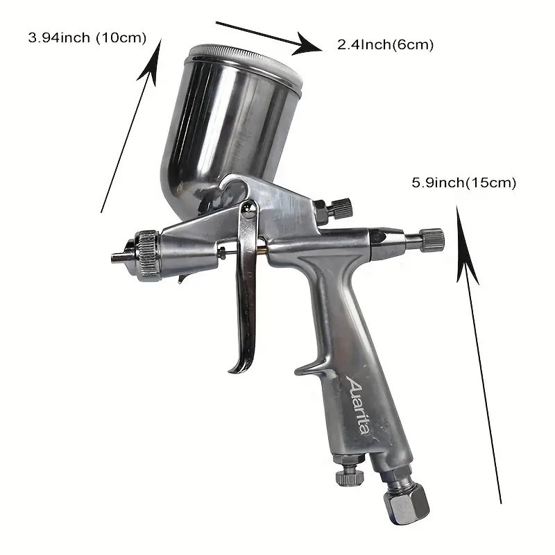 Professional Mini Spray Gun: Gravity Feed Car Paint Sprayer - Temu