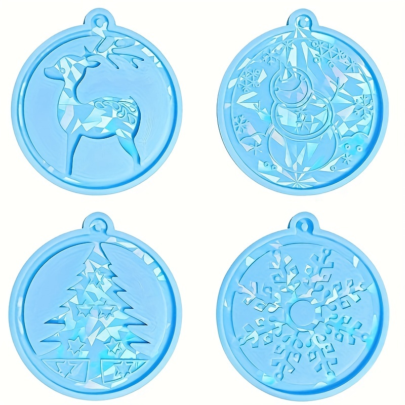 Holographic Christmas Tree Resin Silicone Mold Christmas - Temu