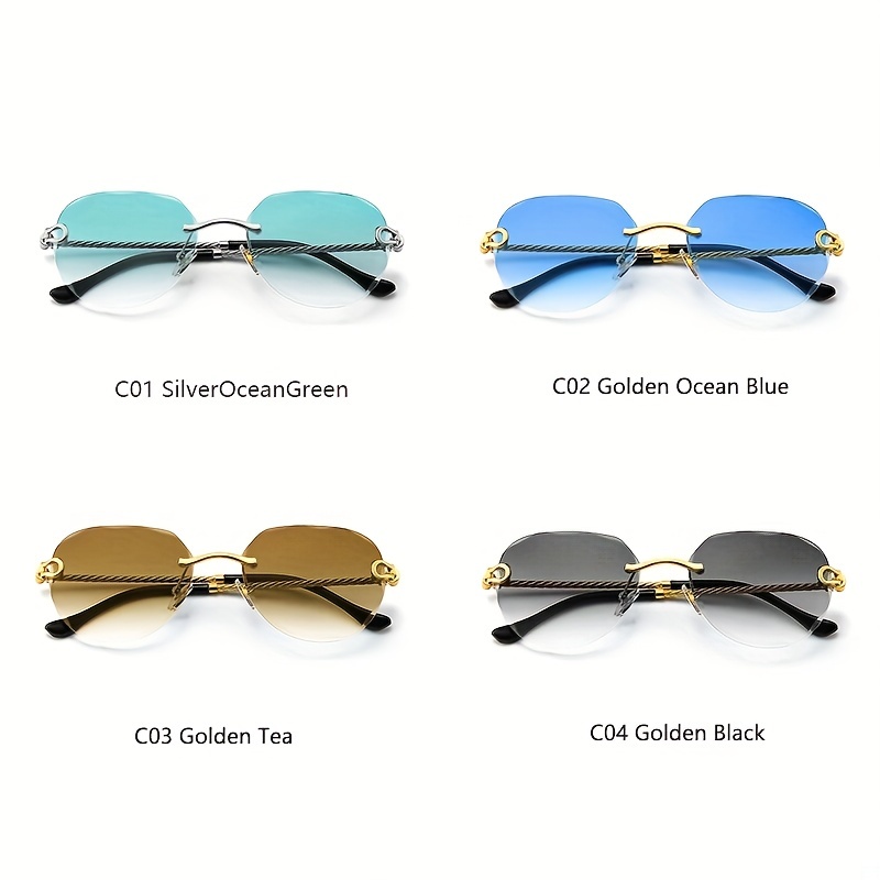 Luxury Fashion Men Sunglasses Pilot Designer Frame 8 Color Unisex Stylish  Glasses UV400