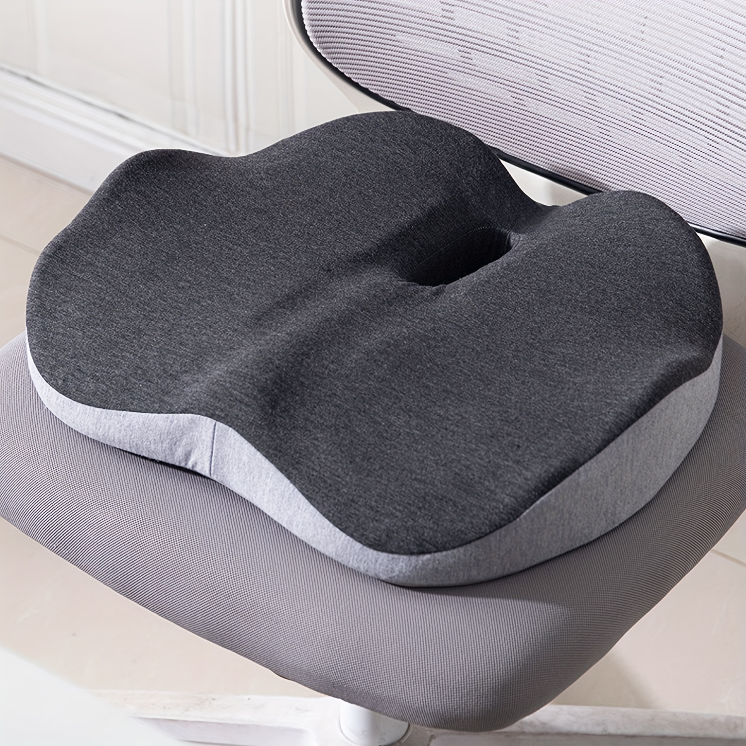 Donut Pillow, Hemorrhoid Cushion, Car Seat Pad, For Long Sitting On Chair/wheelchair,  Memory Foam, Relieving Pressure For Postpartum,prostate,tailbone,  Coccyx,sciatica Pain With Breathable Cover - Temu