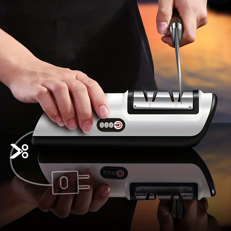 Electric Knife Sharpener Home Kitchen Multi functional - Temu