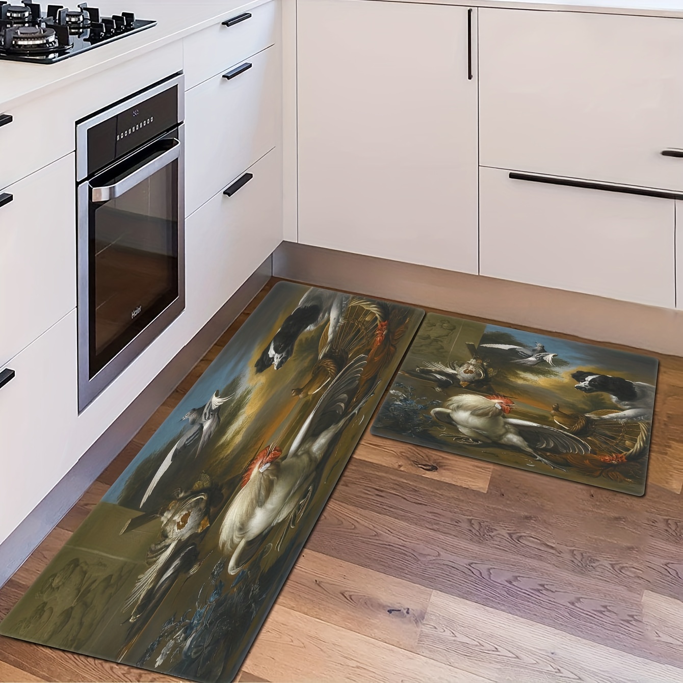 Soft Thickened Kitchen Mat Non-slip Rooster-proof Floor Mat Rustic Waterproof