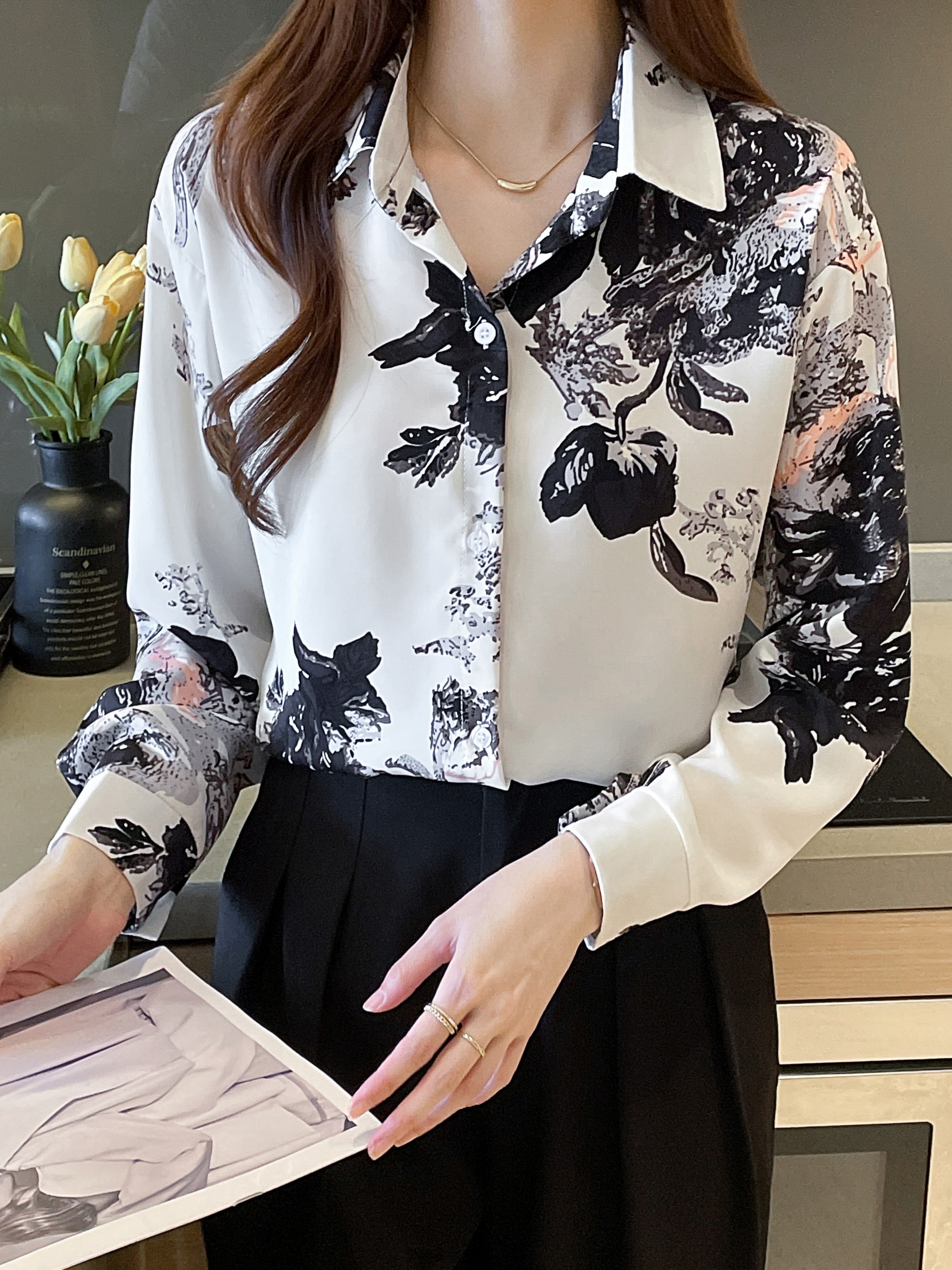 Floral shirt outlet womens