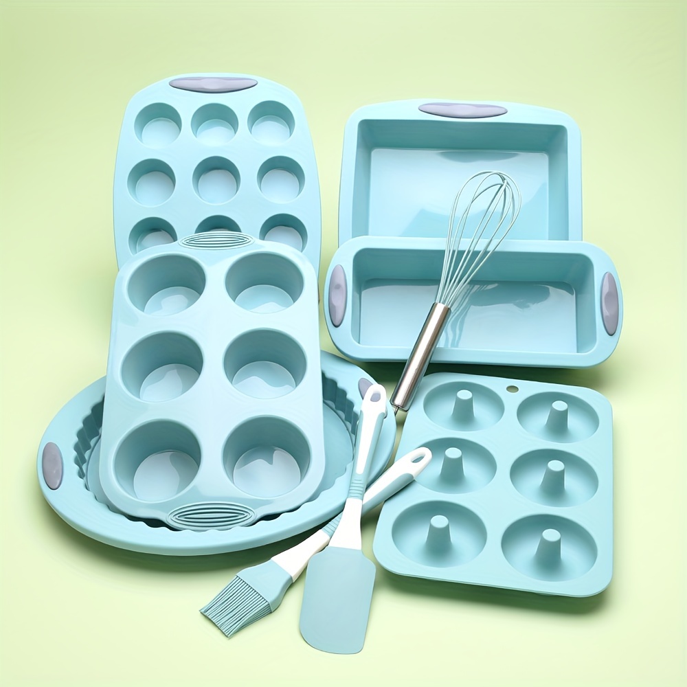 Silicone Baking Pans And Baking Tools Cake Pans Donut Mold - Temu