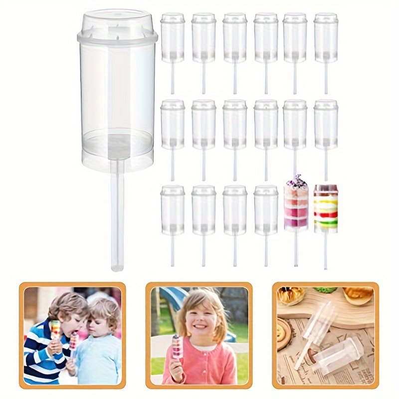 Cake Pop Shooters, Cake Push Up Pop Containers With Lids, Cake Push  Cylinder For Homemade Treats / Dessert / Snacks - Temu