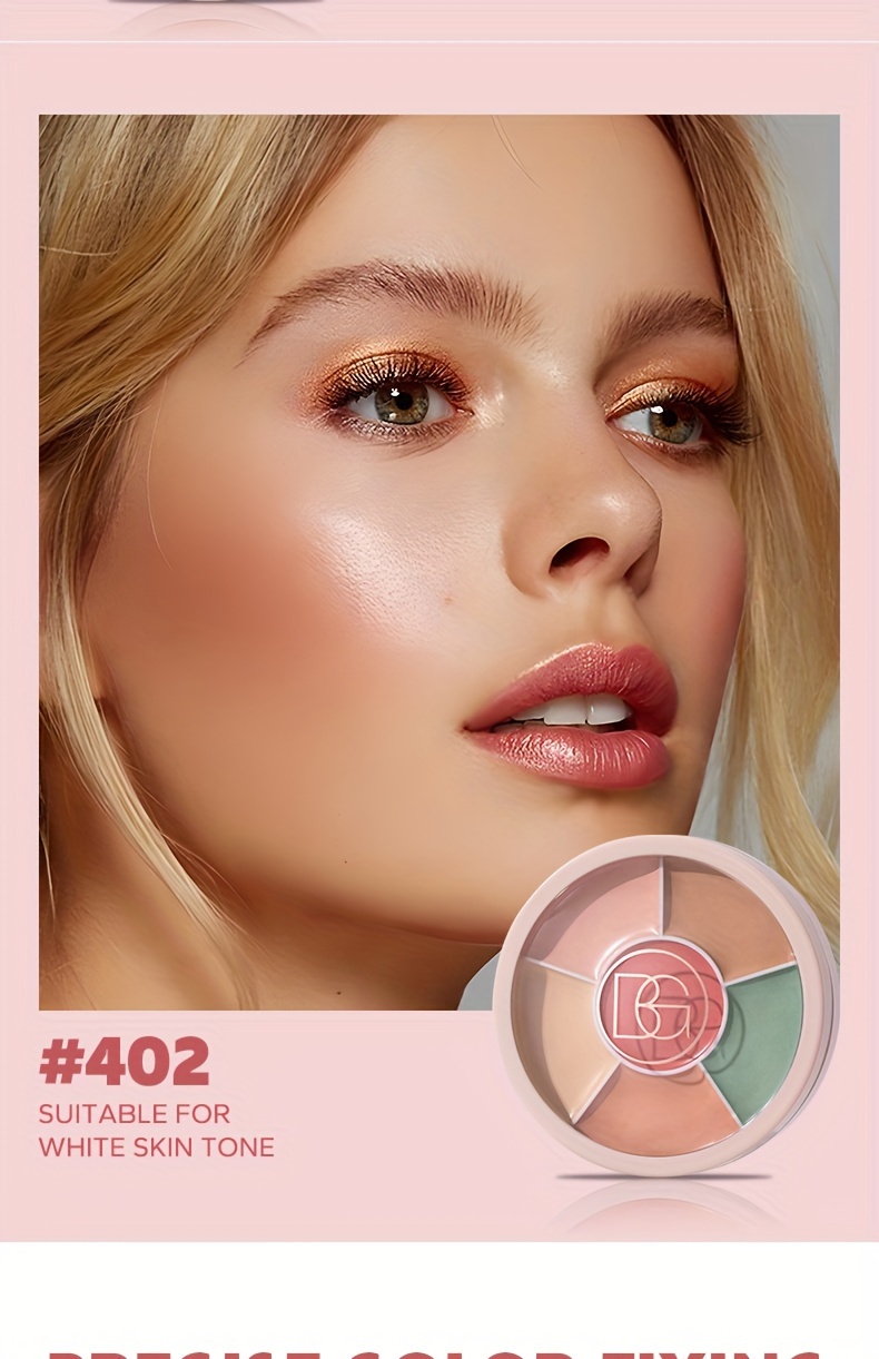 beauty glazed 6 color concealer for spotless brightened skin decrease tear gaps dark circles even skin tone details 6