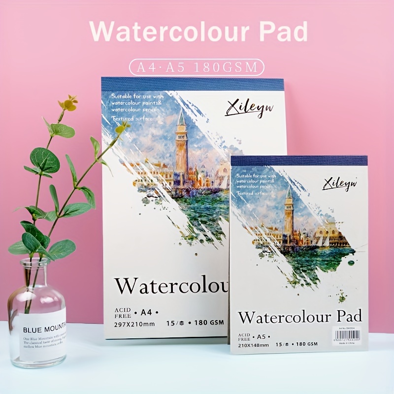 Watercolor Book 8K 16K Color Lead Watercolor Paper Sketch This Coil  Loose-Leaf Hand-Painted 180g - China Watercolorbook, Drawing Book