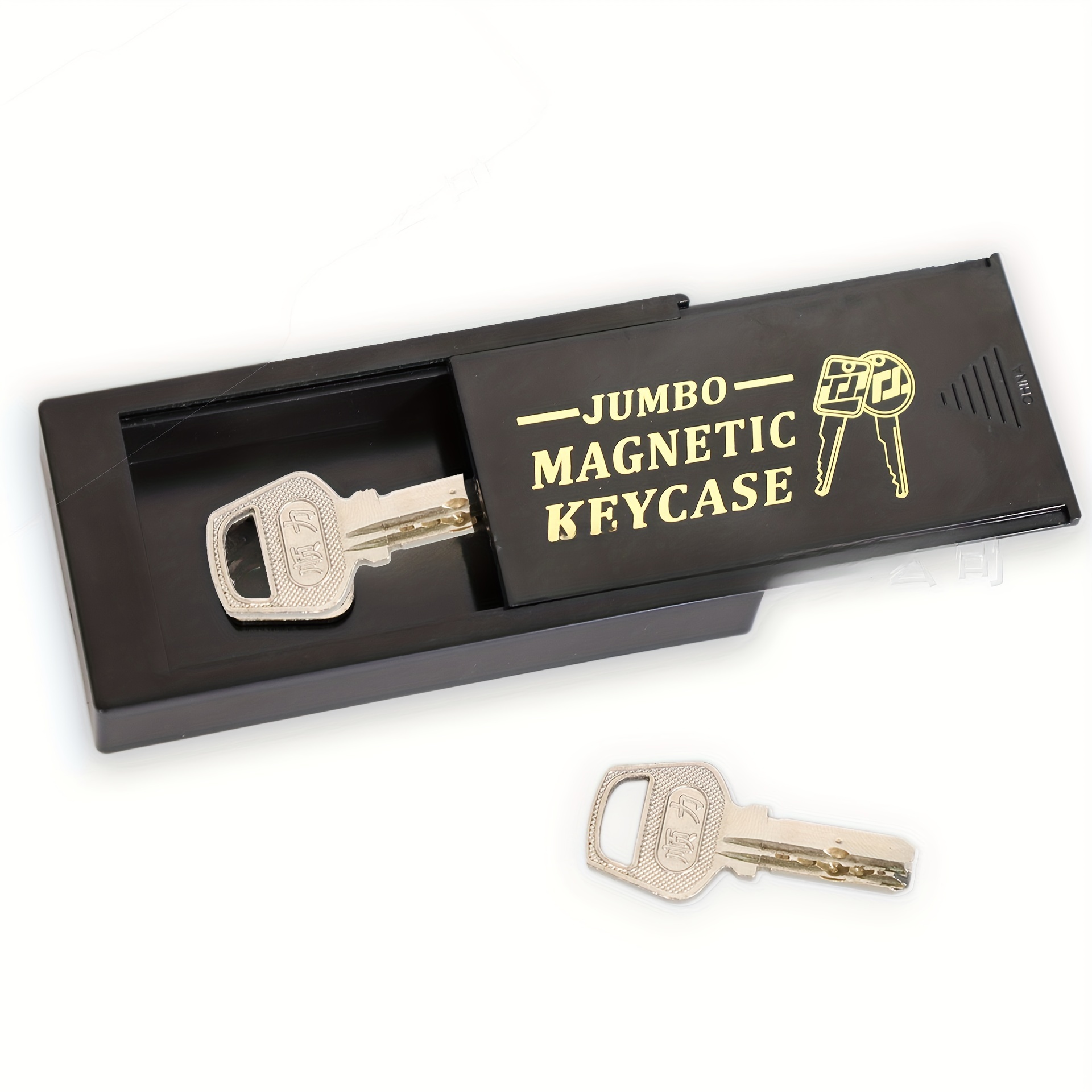 Coffre-fort à clé avec support et serrure à combinaison, boîte à clés à 4  chiffres avec code pour l’extérieur, petit coffre-fort à clés pour cacher