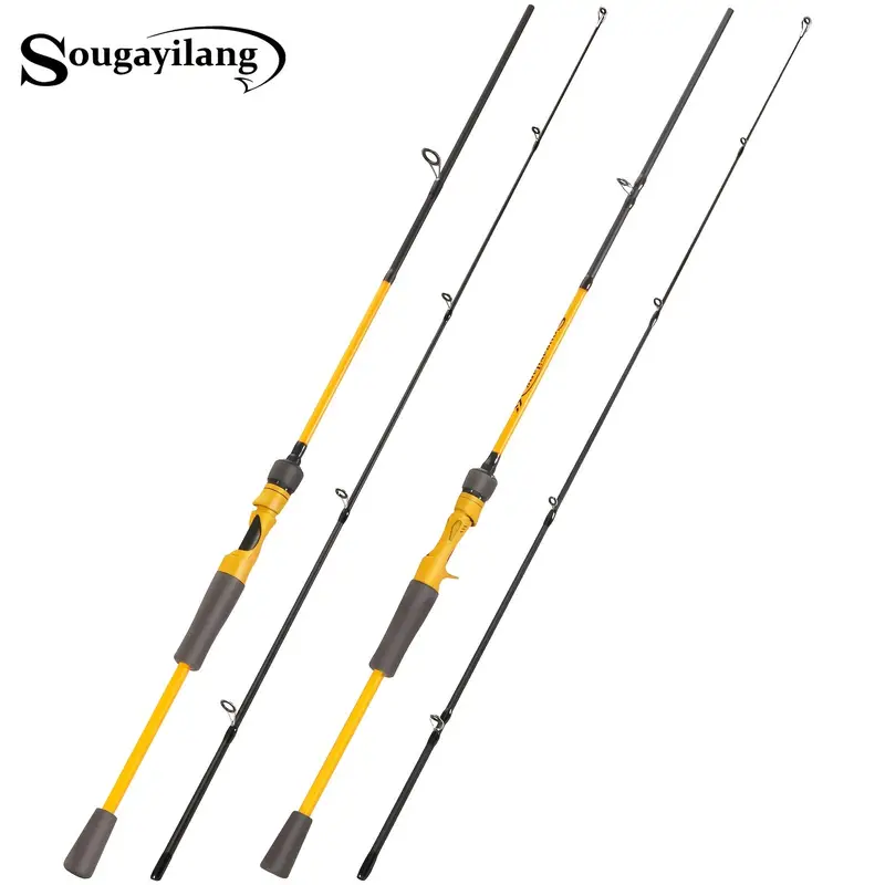 Sougayilang Spinning Casting Fishing Rod Portable Fishing - Temu