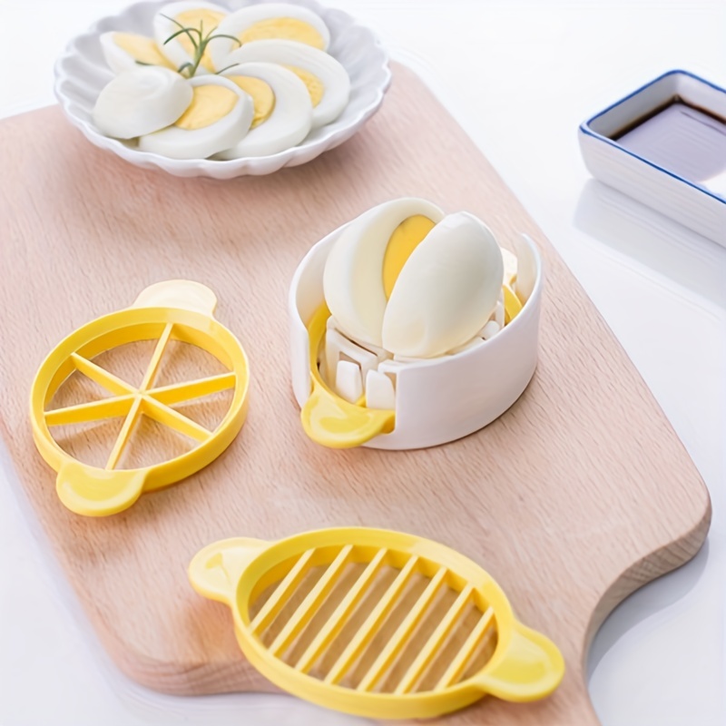  Hard Boiled Egg Slicer 3-in-1 Egg Cutter : Home & Kitchen