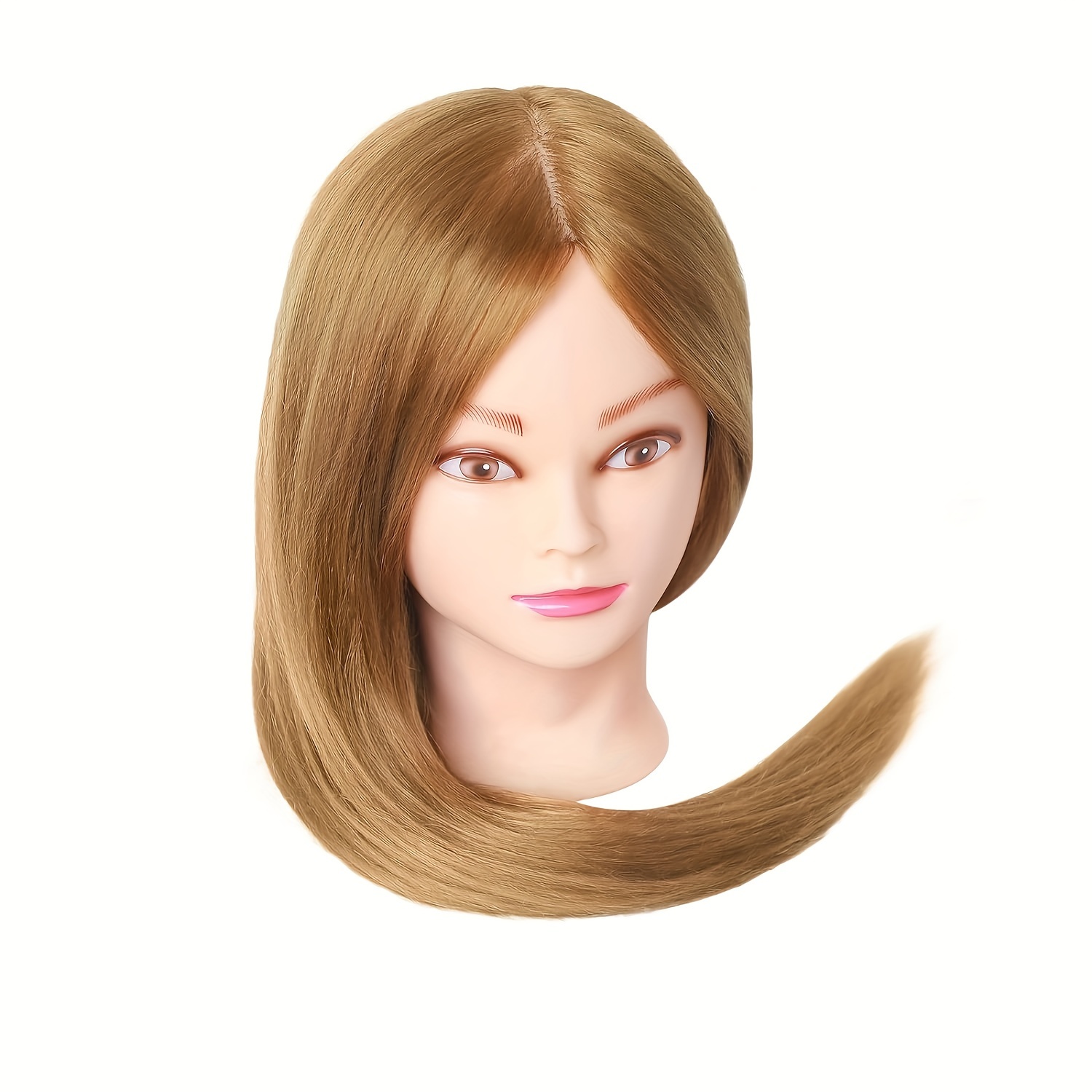 Mannequin Head 50% Real Human Hair doll Head Hair Styling - Temu