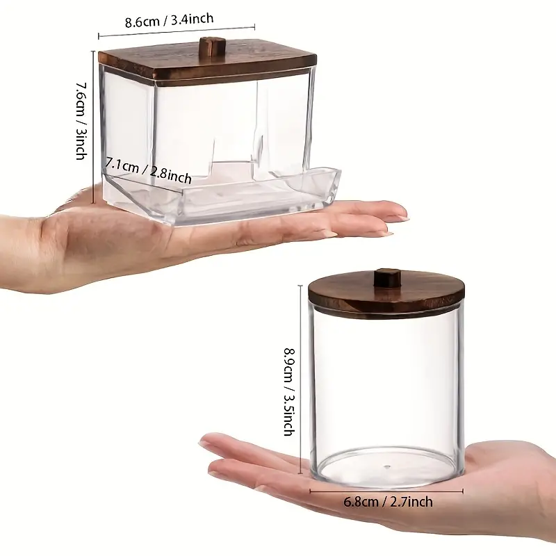 Plastic Swab Holders With Lid Dust proof Storage Jars For - Temu