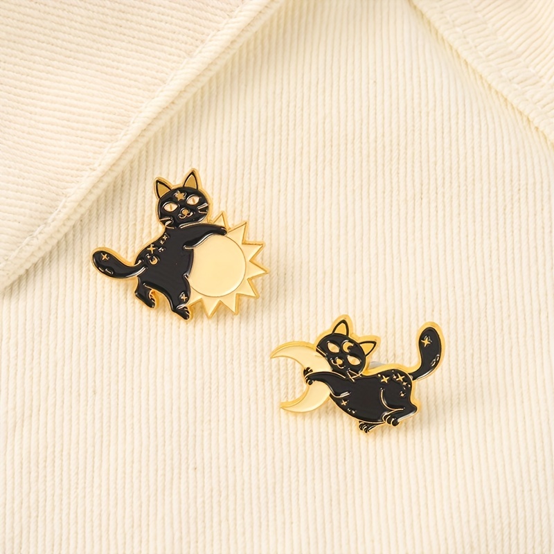 Cat Enamel Pin - Temu