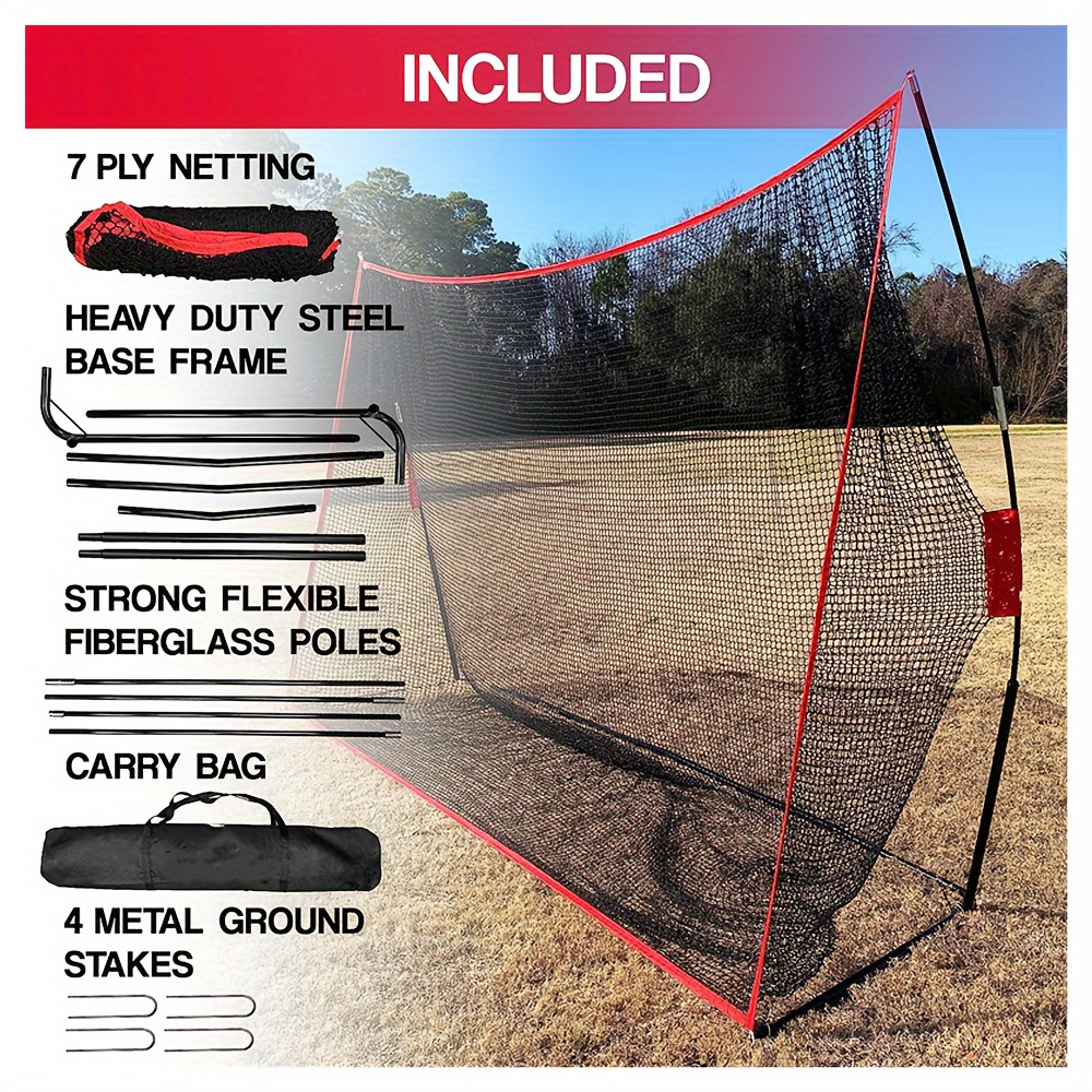 golf hitting net golf training net with carry bag for indoor and outdoor hitting practice golf training aids details 4