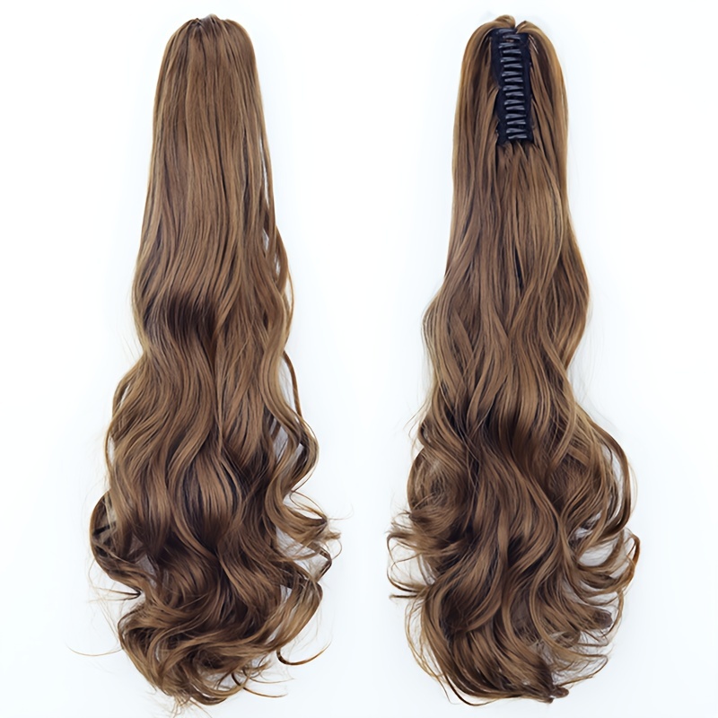 Long Wavy Ponytail Extensions Natural Look Daily Use