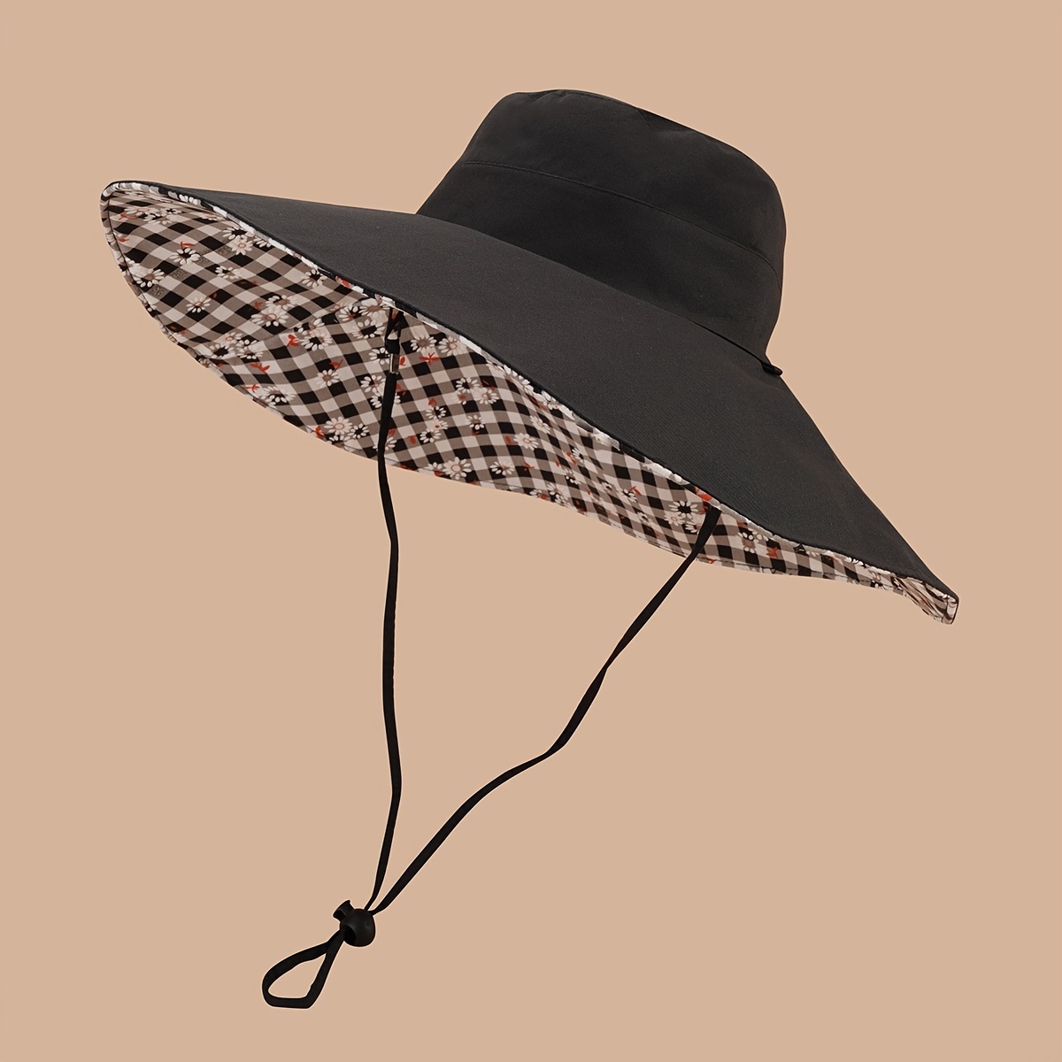 Ladies Bucket Hat with Face Cover for Autumn & Winter