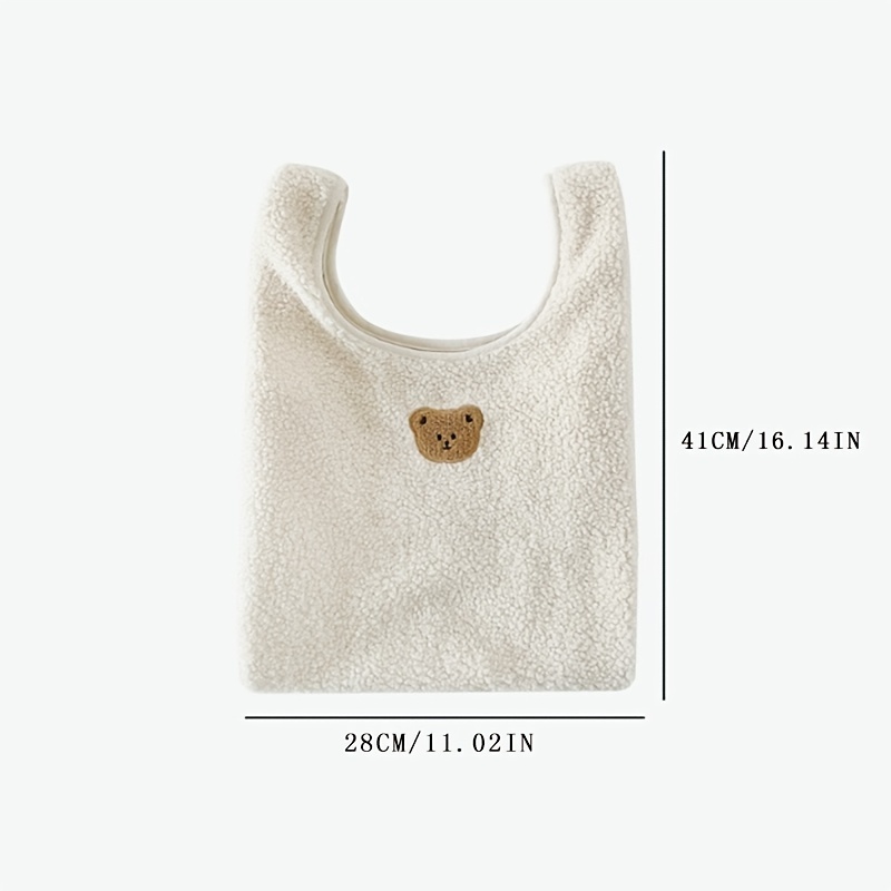 Cartoon Bear Handbag for Baby Stroller Storage