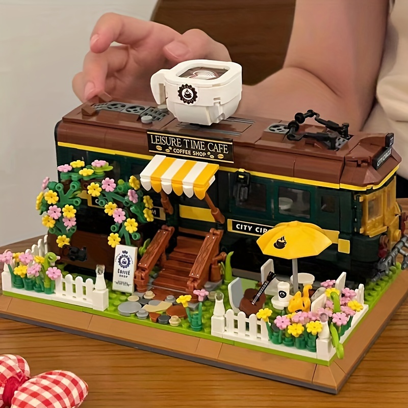 Lego city coffee discount shop