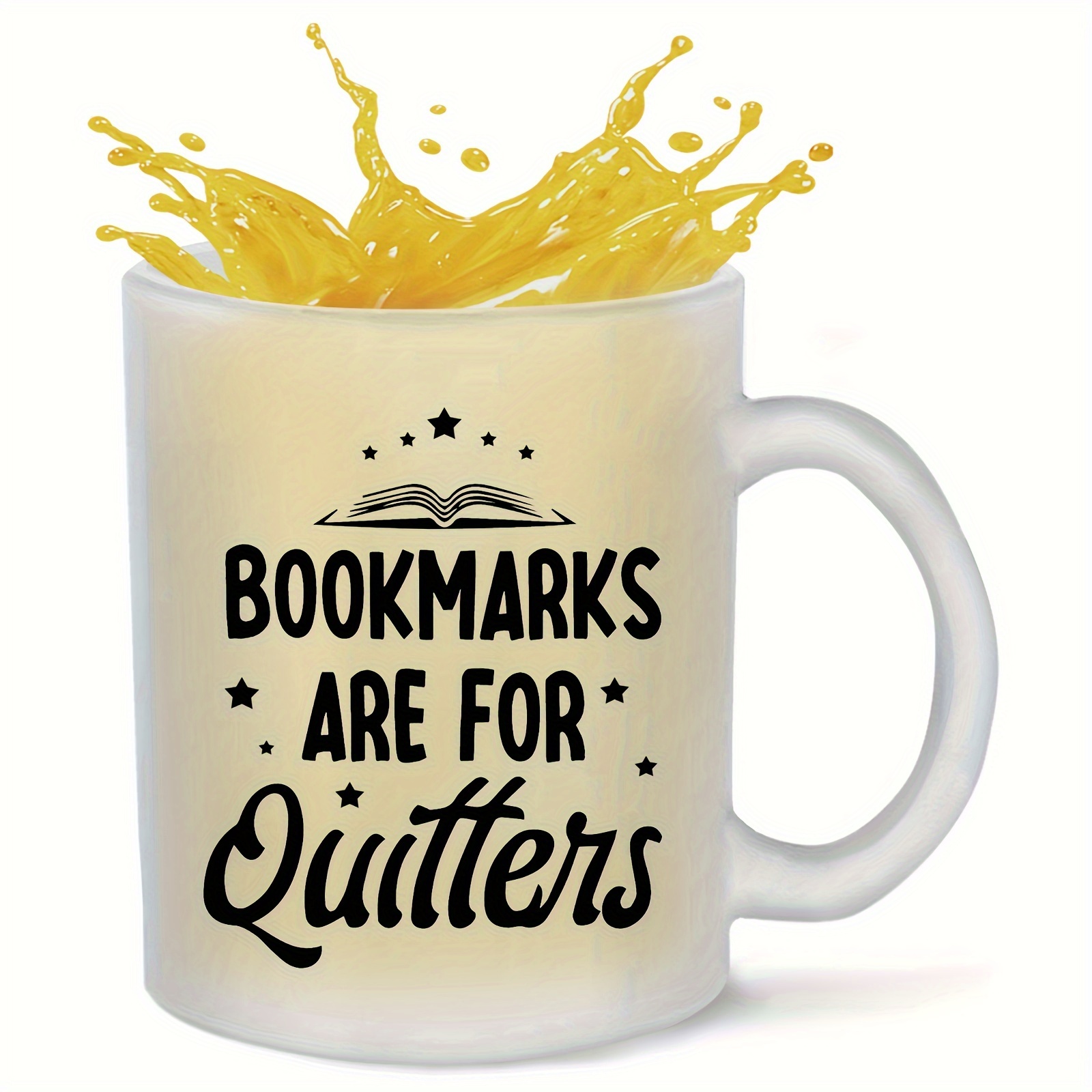 Book Lover Coffee Mug. Bookworm Coffee Cup. Bookmarks Are for Quitters.  Book Coffee Lover Gift. Book Mug. Teacher Coffee Mug. 