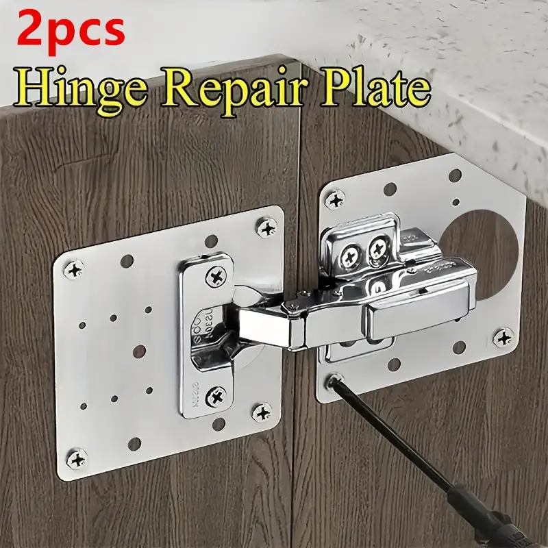Cabinet Hinge Plate Stainless Steel