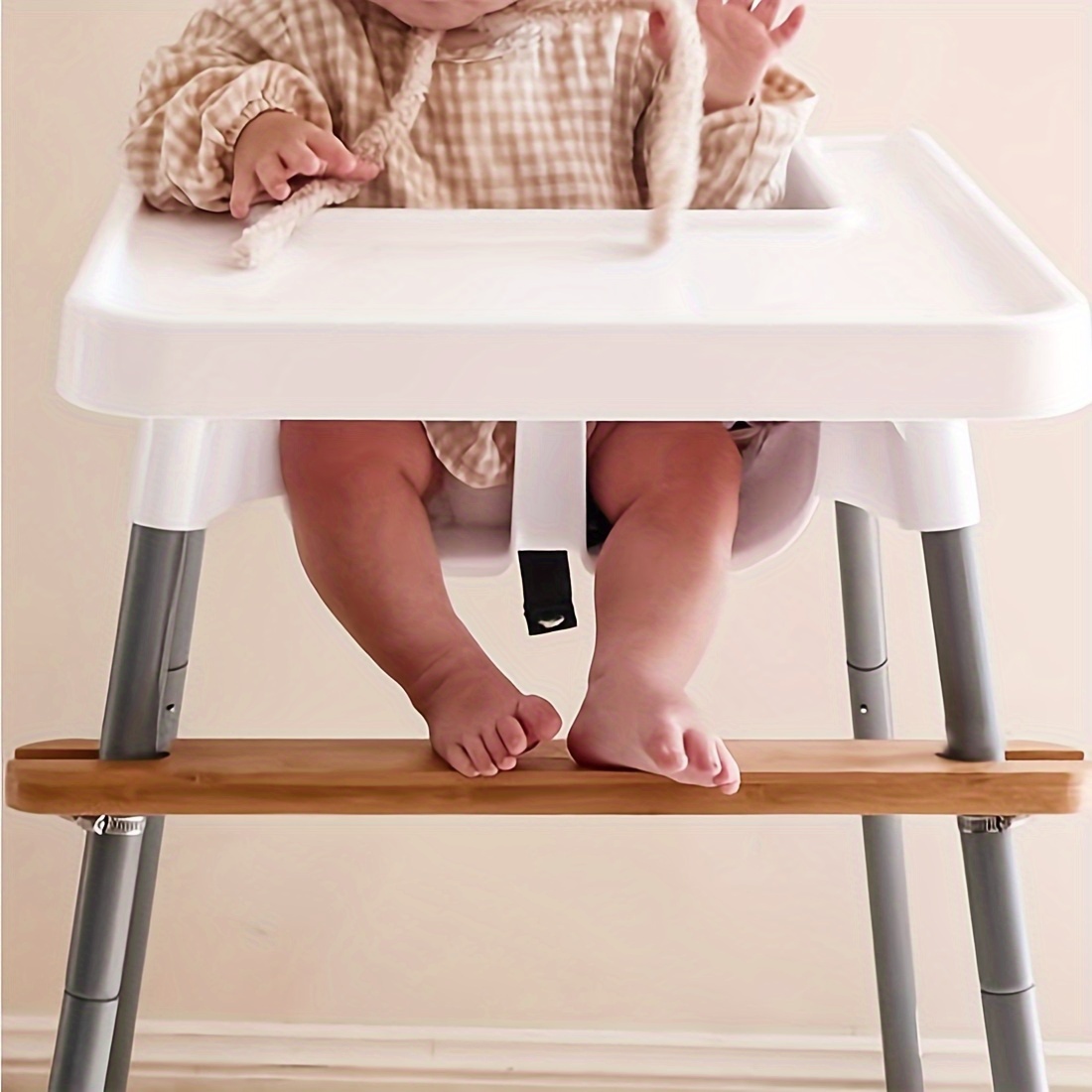 Reposapiés para silla alta IKEA Antilop Baby Trona Reposapiés de bambú de  madera natural (oscuro)