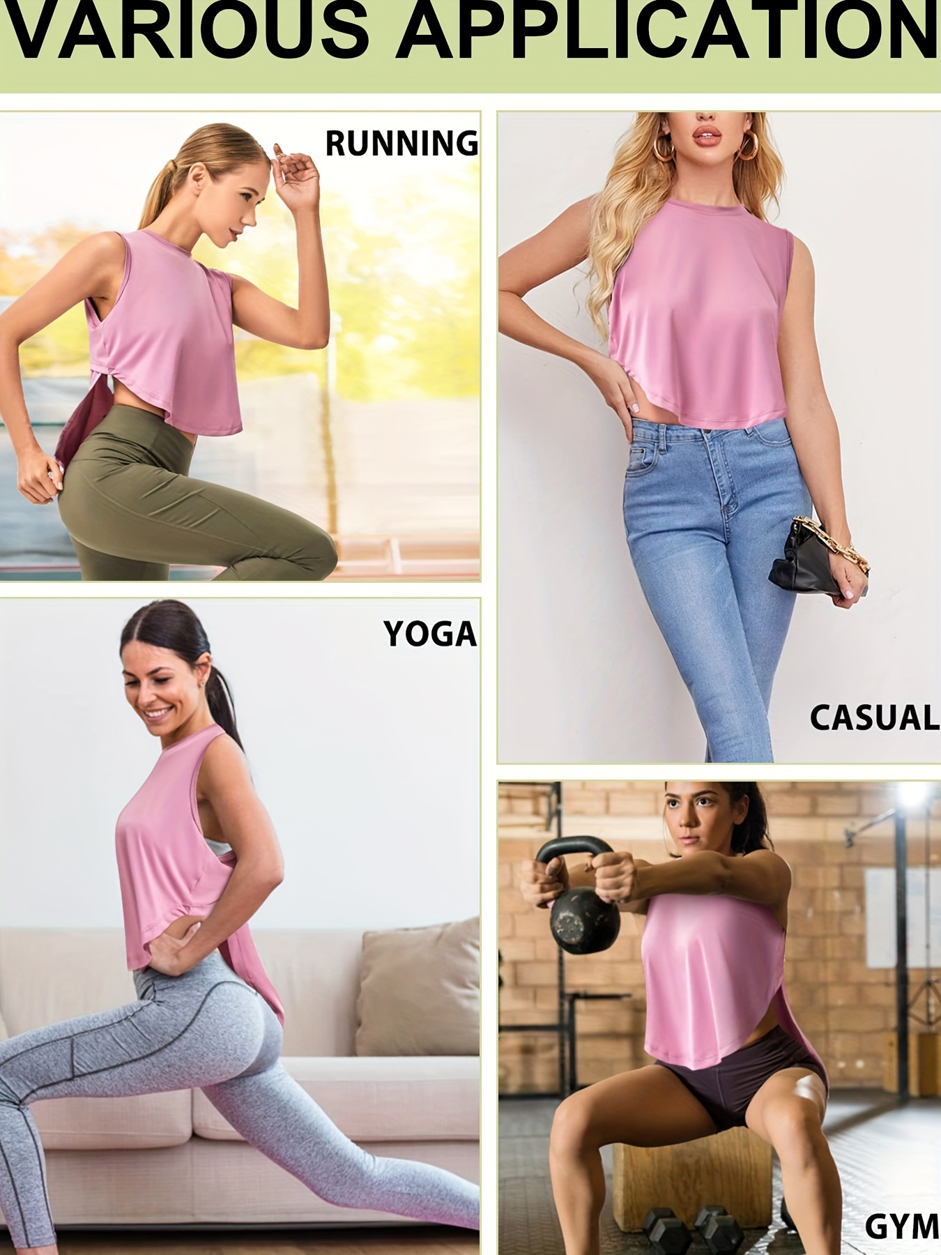 Sports Loose Yoga Tops For Women