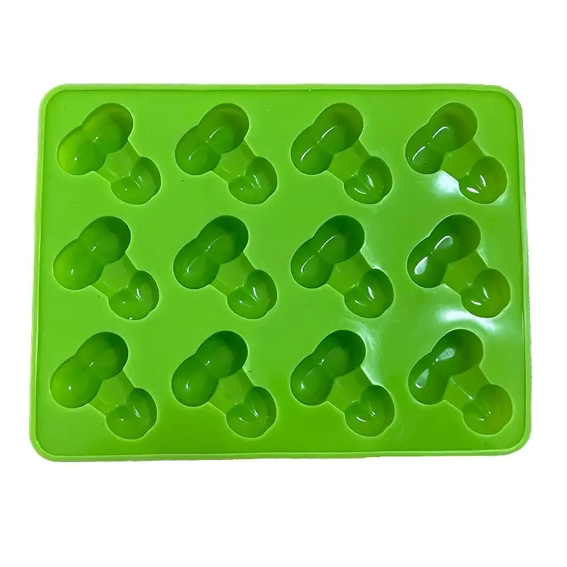4 Pcs Silicone Ice Molds Tray Fun shapes,ice cube molds for cocktails Great  For Bachelor Parties