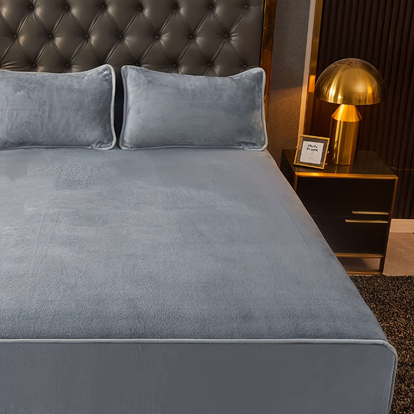  Sábana de cama de 150 x 200+9.8 in de profundidad, sábana  bajera ajustable de doble capa, suave y acogedora sábana de mezcla de  polialgodón (color : Jl-14, tamaño: 150x200+9.8 in) 