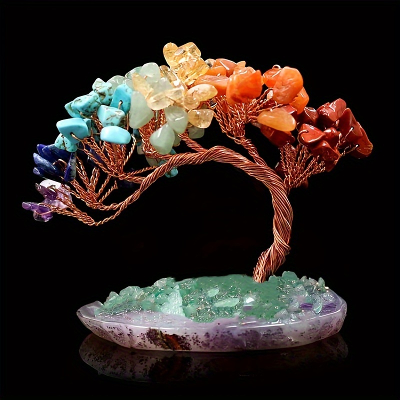 DIY Chakra Tree Kit - Gemstone Crystal Tree - Amazing Gemstones INC