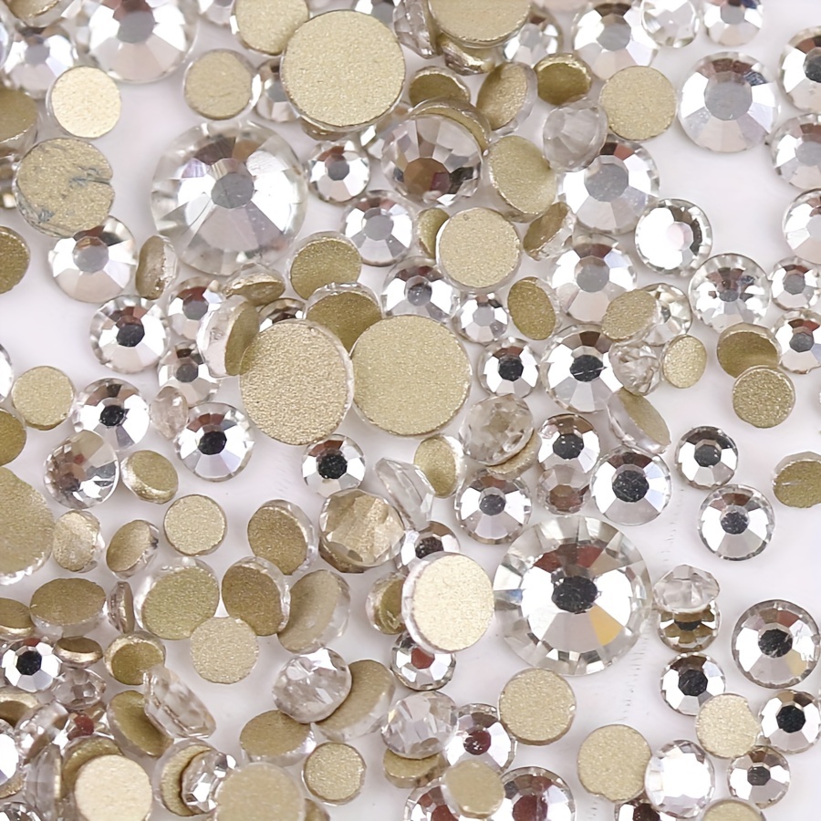 DMC Clear Silver Foiled Non Hot Fix Rhinestones