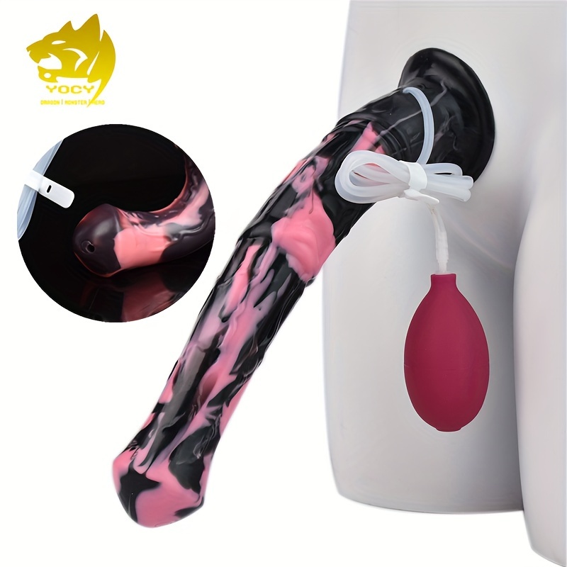 Huge Liquid Silicone Artificial Horse Dildo Fun Female Dildo