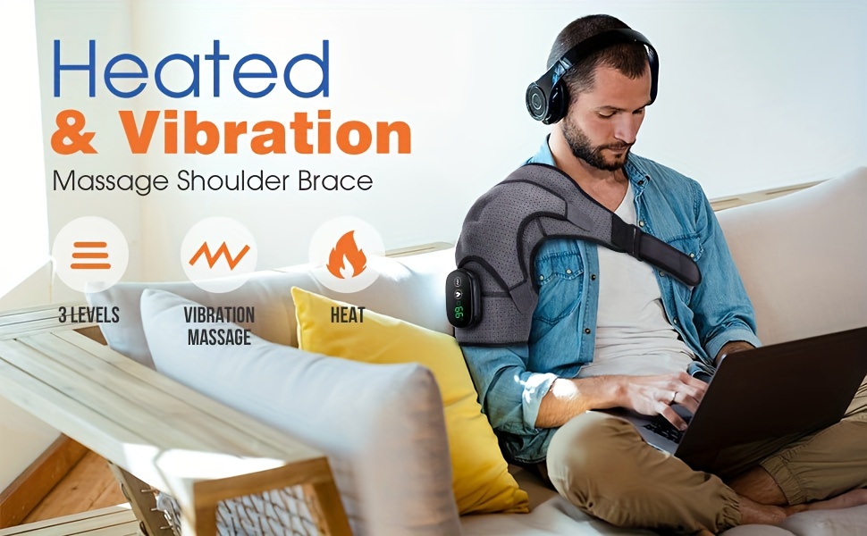 Portable Heated Shoulder Massager Electric Blanket Warming - Temu