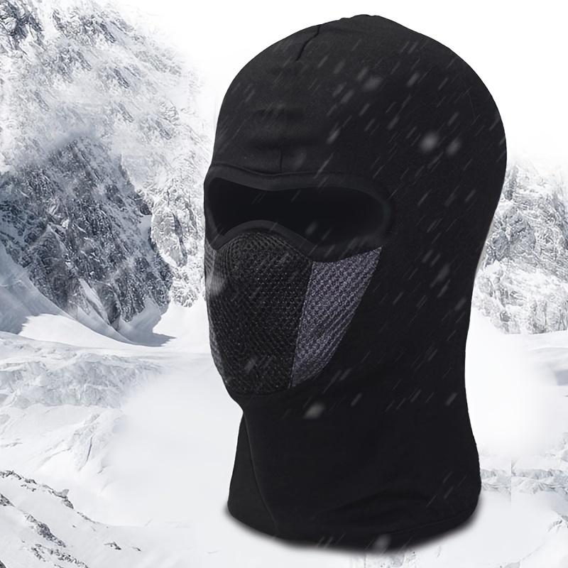 Balaclava Ski Mask Outdoor Full Face Warm Keeping Breathable - Temu