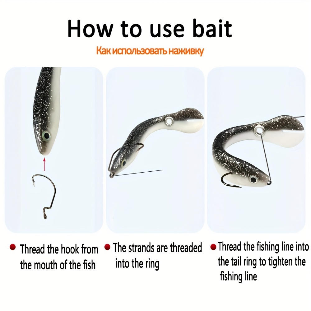 Soft Fishing Lures Swing Tail Bait Silicone Small Loach - Temu