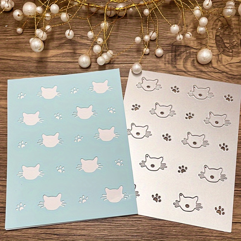 

1pc Metal Die Cut, Metal Cutting Die For Paper Card Making Scrapbooking Diy Cards Photo Album Craft Decorations Cat