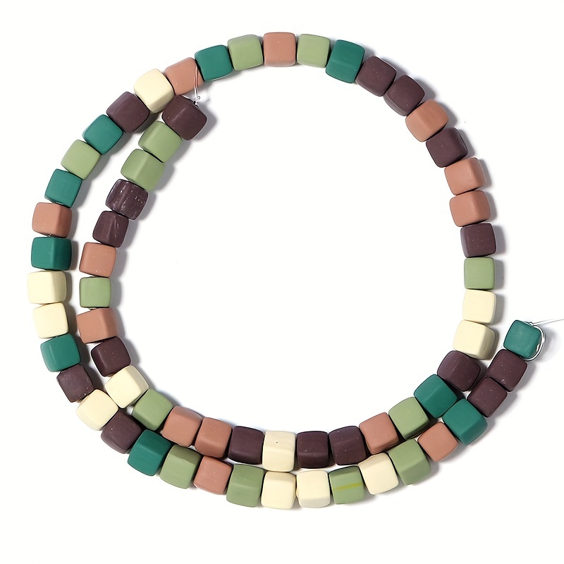 Polymer Clay Mixed Color Beads Bulk Fashion For Diy Bracelet - Temu