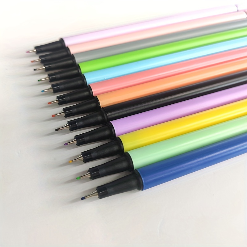 12 Colors Needle Tip Pen Set Fine Line Pen Set 12 Unique - Temu
